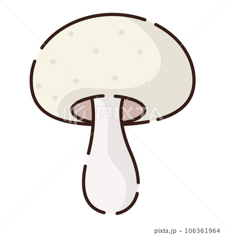 Isolated colored mushroom icon Flat design Vector 106361964