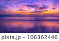 beautiful sunset on the lake 106362446