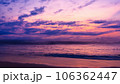 beautiful sunset on the beach 106362447