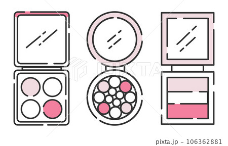 Set of make up icons Fashion icon Vector Set of make up icons Fashion icon Vector 106362881