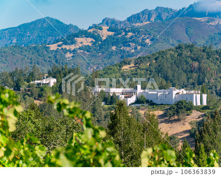 Sunny exterior view of Sterling Vineyards Sunny exterior view of Sterling Vineyards 106363839
