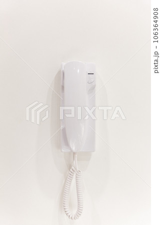 Intercom, security system safety in modern apartment 106364908