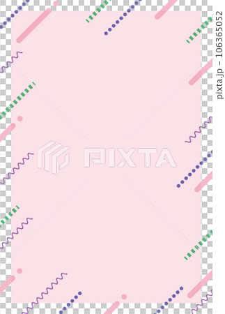 Geometric pattern frame 106365052