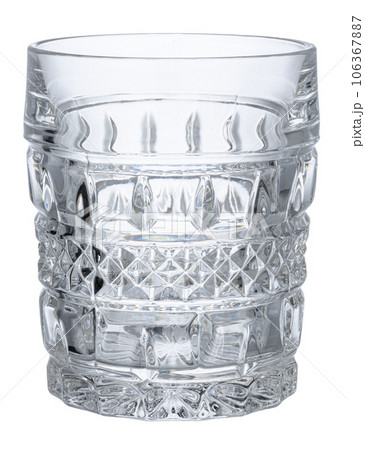 New empty glass isolated on white background New empty glass isolated on white background 106367887