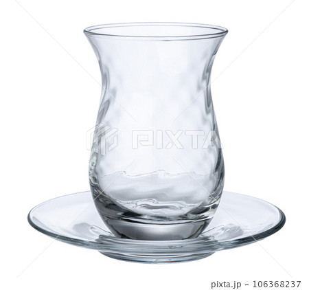 Glass cup for tea isolated on white Glass cup for tea isolated on white 106368237