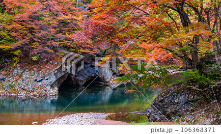 湯瀬渓谷(秋) 湯瀬渓谷(秋) 106368371