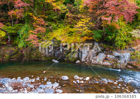 湯瀬渓谷(秋) 湯瀬渓谷(秋) 106368385