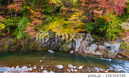 湯瀬渓谷(秋) 湯瀬渓谷(秋) 106368386