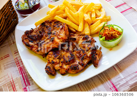 Balkan dish Pileci Batak 106368506