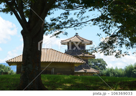 鞠智城跡・米倉と鼓楼 鞠智城跡・米倉と鼓楼 106369033