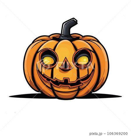 Beautiful and lovely Halloween Pumpkin vector art Beautiful and lovely Halloween Pumpkin vector art 106369200