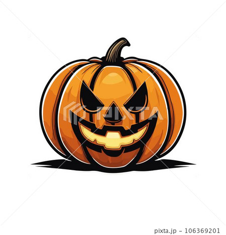 Fantastic and lovely Halloween Pumpkin vector art 106369201