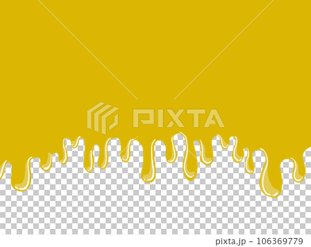 Handwritten background image with dripping yellow paint or paint 106369779