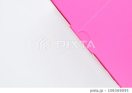 pink paper box on white background, package for design pink paper box on white background, package for design 106369895