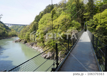 天龍峡・つつじ橋と天龍大橋【長野県飯田市】 106370363