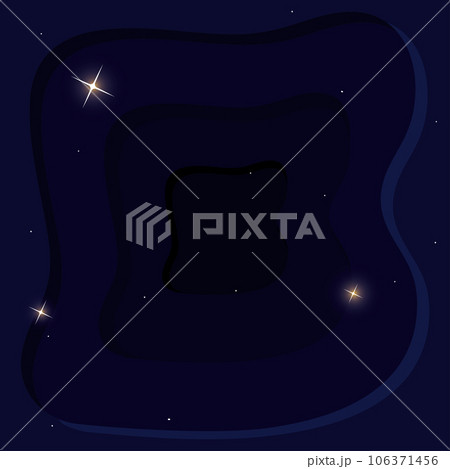 Layered colored view of outer space Vector 106371456