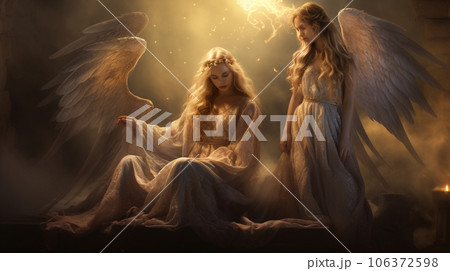 幻想的でスピリチュアルな天使 幻想的でスピリチュアルな天使 106372598