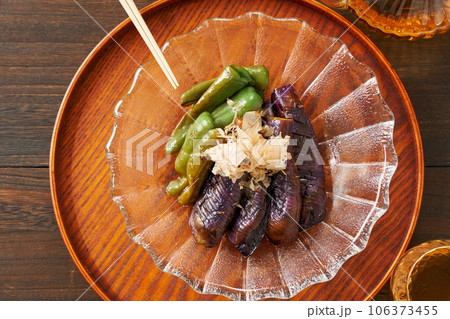 ナスとピーマンの煮浸し ナスとピーマンの煮浸し 106373455