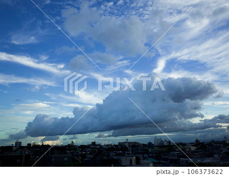 東京都永福町からみる夏の雲 東京都永福町からみる夏の雲 106373622