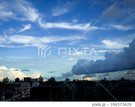 東京都永福町からみる夏の雲 東京都永福町からみる夏の雲 106373626