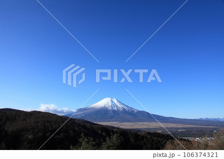 富士山と青空 富士山と青空 106374321