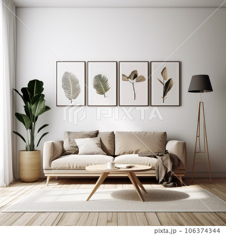Ascetic floral interior. Ascetic floral interior. 106374344