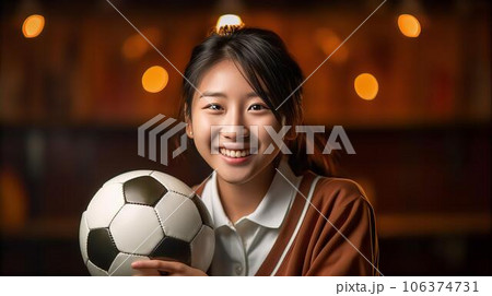 サッカー部のマネージャー・部活を頑張る高校生・中学生 106374731