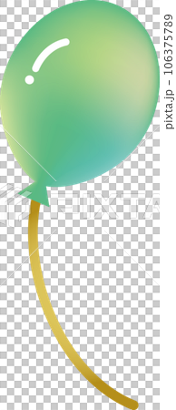 虹彩綠色氣球 虹彩綠色氣球 106375789