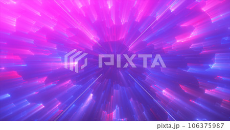 Abstract purple energy magical bright glowing spiral swirl tunnel background 106375987