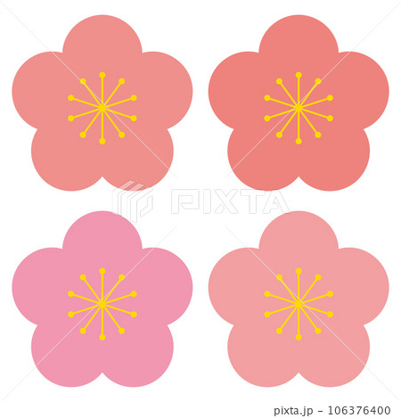 梅の花のイラスト 梅の花のイラスト 106376400