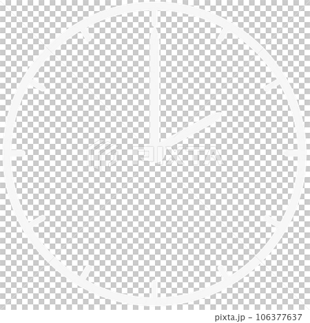黒背景に使える時計のアイコン 黒背景に使える時計のアイコン 106377637