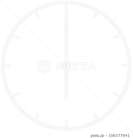 黒背景に使える時計のアイコン 黒背景に使える時計のアイコン 106377641