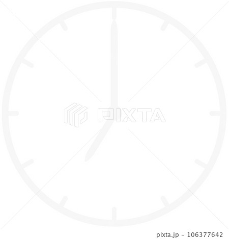 黒背景に使える時計のアイコン 106377642