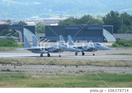 航空自衛隊第306飛行隊F-15Jイーグル離陸 106378714