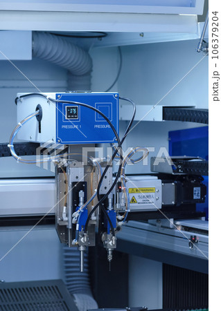 working area of the coating machine for printed circuit board 106379204