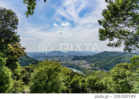 美濃金山城址の景色 美濃金山城址の景色 106380599