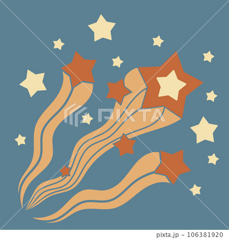 Groovy Shooting Stars 106381920