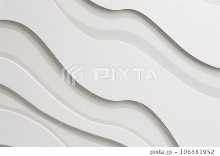 抽象的なウェーブ模様の壁　AI生成画像　AI画像 106381952