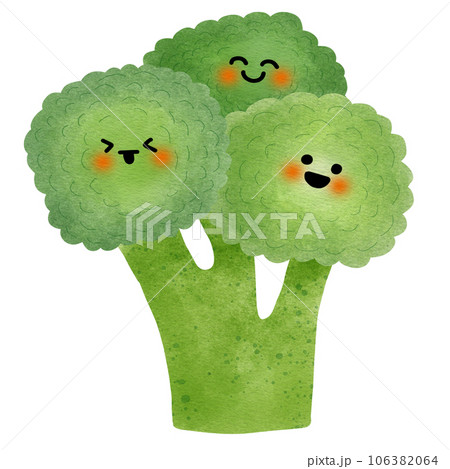 Cute broccoli  106382064