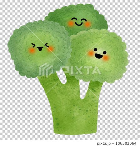 Cute broccoli  106382064