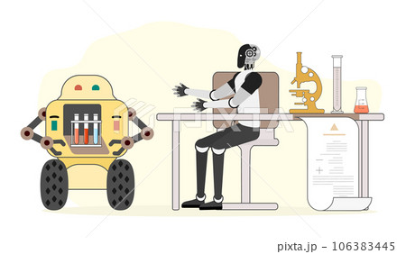 Science Lab Test Robot Medicine Automated Robotic Science Lab Test Robot Medicine Automated Robotic 106383445