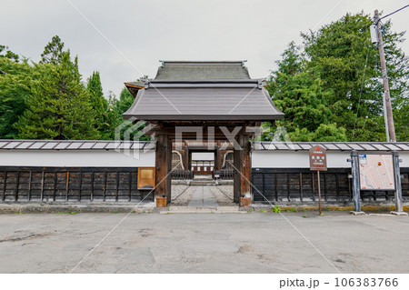 青森 長勝寺 門前風景 106383766