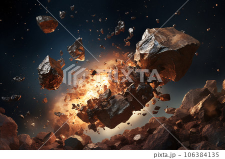 Destructive Force of Meteorite Blast 106384135