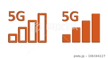 Illustration Vector graphic of signal bar icon 106384227