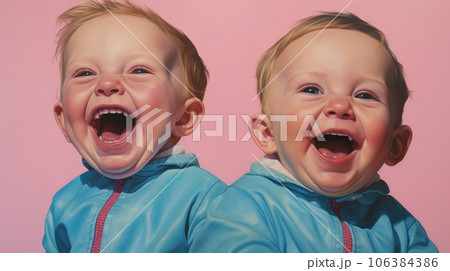 funny babiesのイラスト素材 [106384386] - PIXTA
