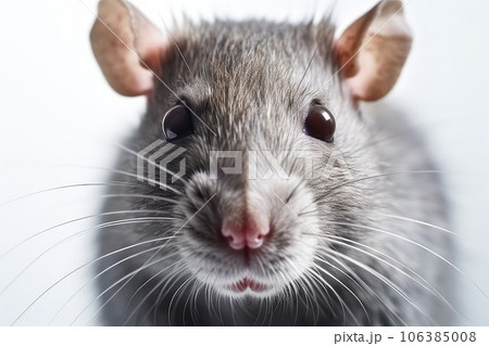 Rat photo realistic illustration - Generative AI. 106385008