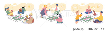 Game together. Family fun. Friendship time. Vector illustration. The friendship forged through shared gaming experiences truly special We had happy fun activity playing games and creating We had happy Game together. Family fun. Friendship time. Vector illustration. The friendship forged through shared gaming experiences truly special We had happy fun activity playing games and creating We had happy 106385044