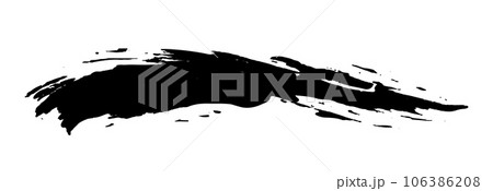 墨で描かれたブラシストローク 106386208