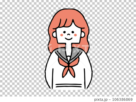 学生服の女の子 106386869