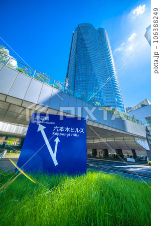 日本の東京都市景観 六本木ヒルズなどを望む=8月 日本の東京都市景観 六本木ヒルズなどを望む=8月 106388249